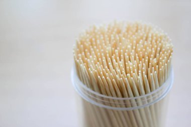 Kapalı kürdanların soyut fotoğrafı