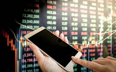 Bilgisayarda hisse senedi fiyatı