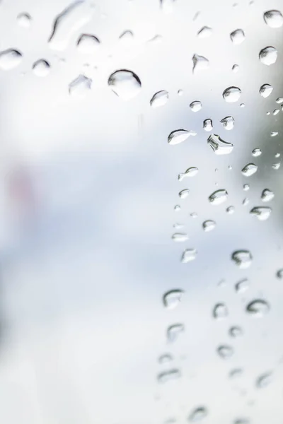 Foto Astratta Goccia Acqua Specchio Uso Sfondo — Foto Stock