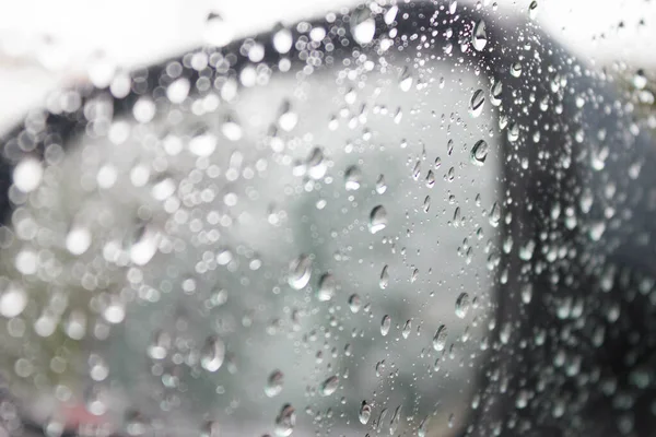 Foto Astratta Goccia Acqua Specchio Auto Uso Sfondo — Foto Stock