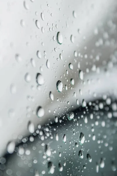 Абстрактное Фото Капли Воды Автомобильном Зеркале Фонового Использования — стоковое фото