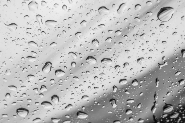 Абстрактная Капля Воды Зеркале Черно Белом Цвете Фонового Использования — стоковое фото