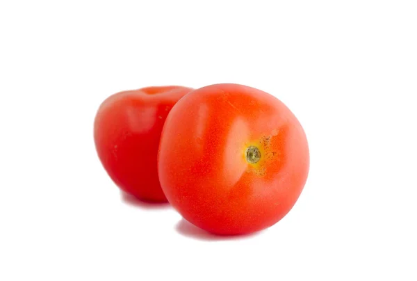 Frische Tomaten Isoliert Auf Weißem Hintergrund — Stockfoto