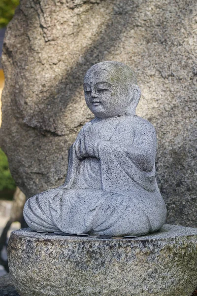 Estatua Buddha Roca Natural Corea — Foto de Stock