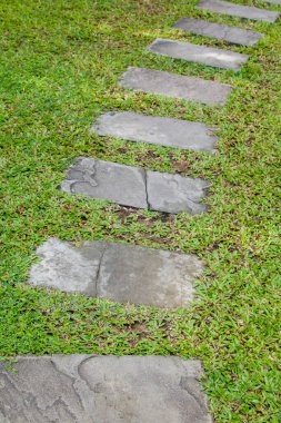 çimenlerin üzerindeki kare çimento