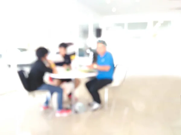 Blur Three Men Talking Office Background Use — Stock Photo, Image