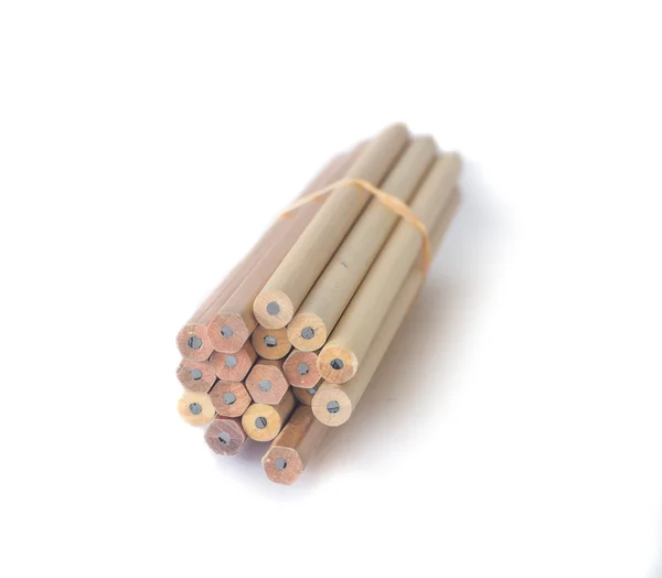 Natural wooden pencils — Stock Photo, Image