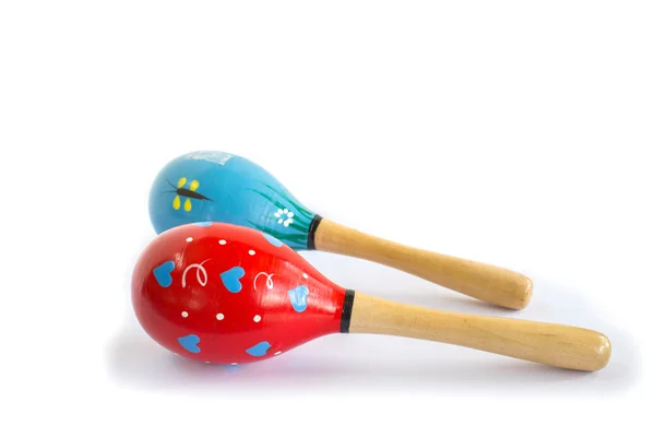 Maracas rosse e blu — Foto Stock