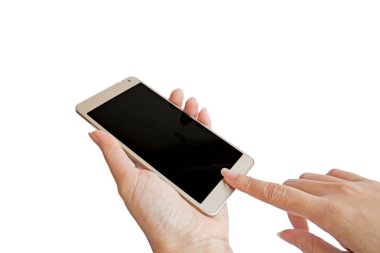 El ele tutuşan akıllı telefon 