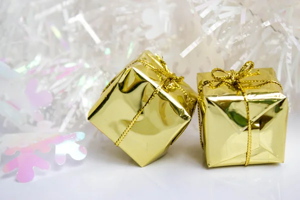 Caja de Navidad adornos —  Fotos de Stock
