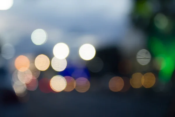 Oskärpa bokeh av nattlampa — Stockfoto