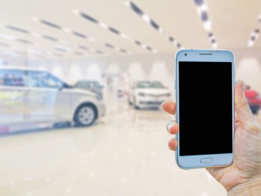 akıllı telefon ve araba showroom