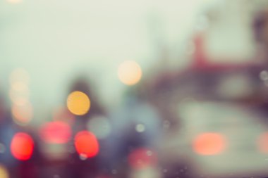 Araba ışık soyut bokeh 