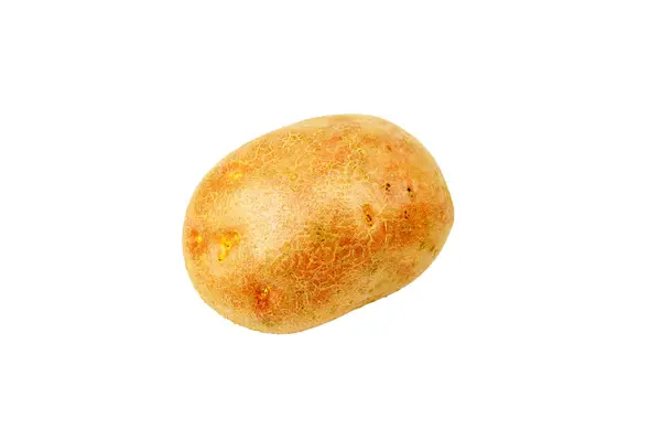 Πατάτες Απομονωμένες Λευκό Φόντο Κοντινό Πλάνο Πατάτας — Φωτογραφία Αρχείου