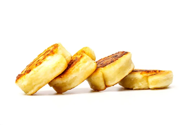 Aperitivo Frito Isolado Fundo Branco Cozinhar Uma Refeição Magra — Fotografia de Stock