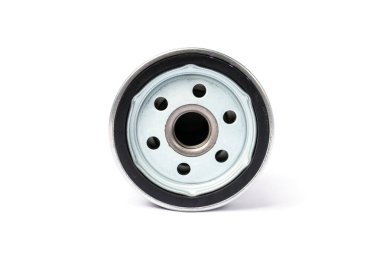 Araba filtresi kapat, otomatik parçalar beyaz arkaplanda izole edildi