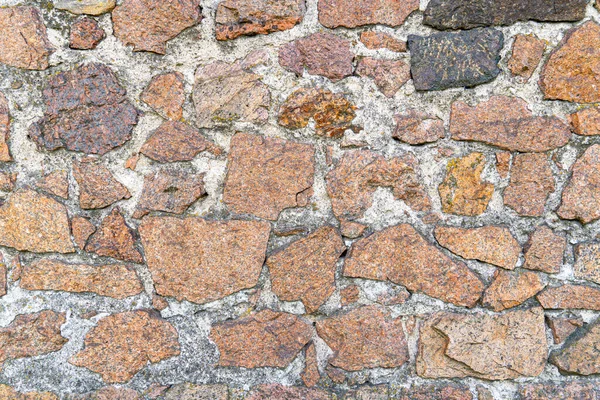 Taş Bir Duvarın Dokusu Eski Kale Taşından Duvar Dokusu Arka — Stok fotoğraf