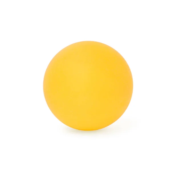 乒乓球用塑料球 白色背景隔离 — 图库照片