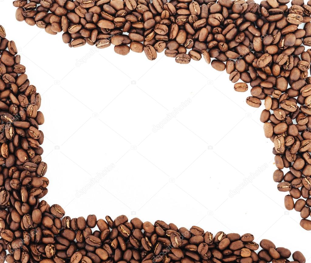 Coffee Beans Border Isolated On White Background Roasted Can Be Used As A Photo By AZZ Coffee Beans Border Isolated On White Background Roasted Can Be Used As A Photo By AZZ