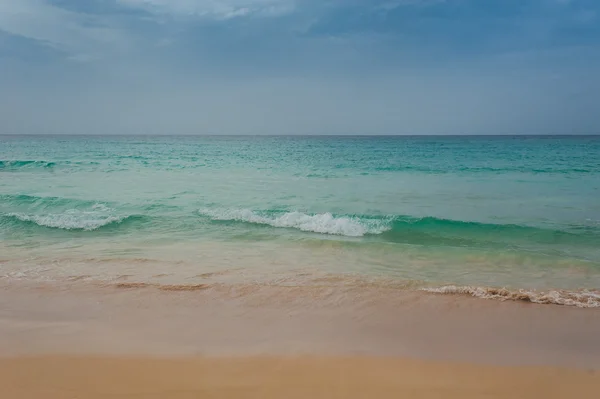 Paraíso tropical. República Dominicana, Seychelles, Caribe, Maurício, Filipinas, Bahamas. Relaxando na remota praia de Paradise. Vindima . — Fotografia de Stock