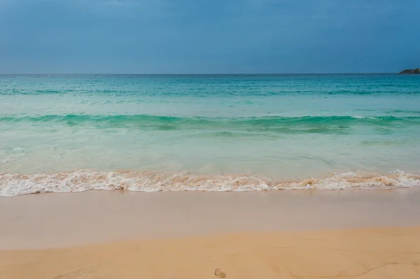 Paradisul tropical. Republica Dominicană, Seychelles, Caraibe, Mauritius, Filipine, Bahamas. Relaxare pe plaja Paradise îndepărtată. Vintage . — Fotografie, imagine de stoc