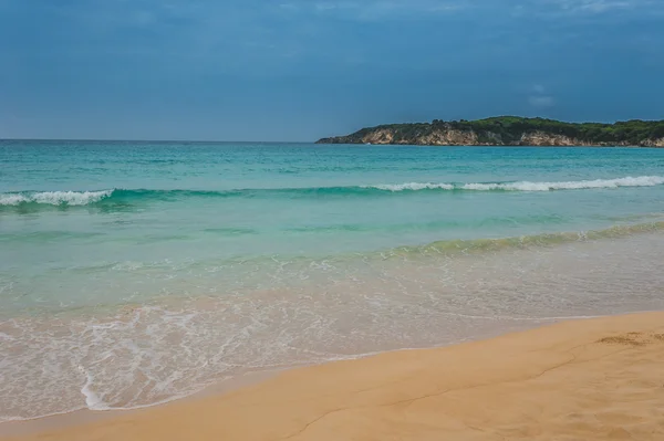 Paradiso tropicale. Repubblica Dominicana, Seychelles, Caraibi, Mauritius, Filippine, Bahamas. Rilassarsi sulla spiaggia Paradiso remoto. Vintage . — Foto Stock