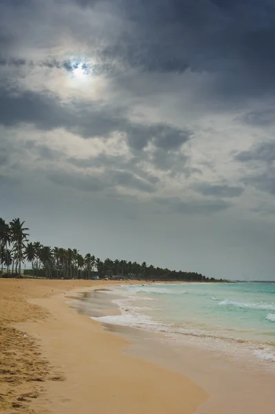 Тропический рай. Доминиканская Республика, Сейшельские острова, Карибский бассейн, Маврикий, Филиппины, Багамские острова. Отдых на отдаленном пляже Paradise. Винтаж . — стоковое фото