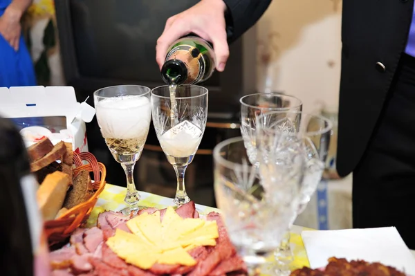 Some appetizing food from banquet table — Stock Photo, Image