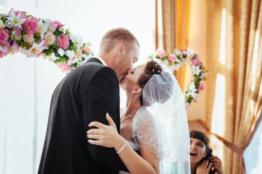 Sadece evli ve ilk dansları dans güzel Çift