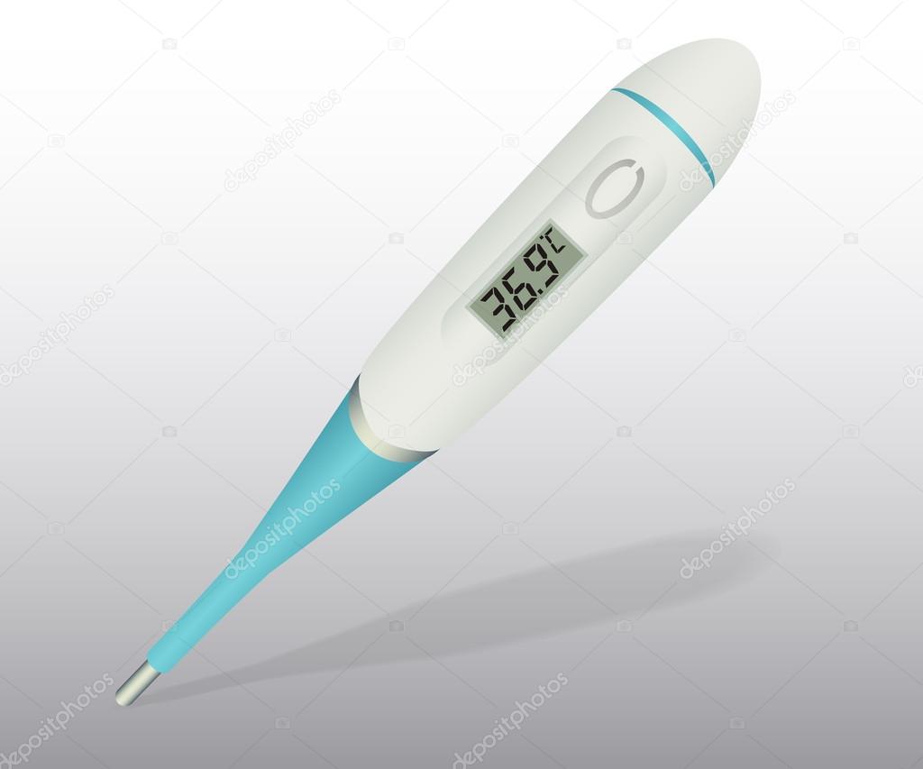 Light Blue Digital Thermometer