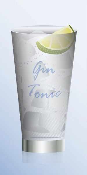 Gin Tonic — Stockvektor