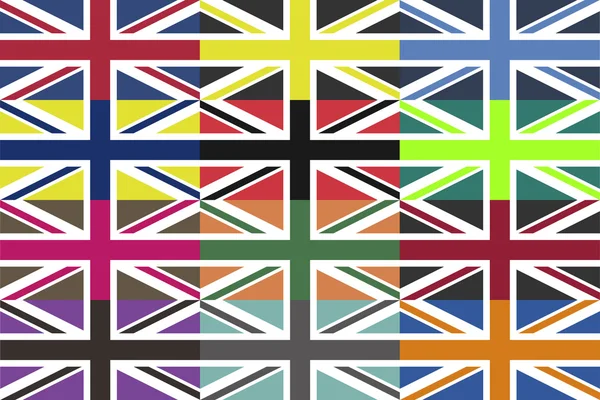 Alternative UK Flags — Stock Vector