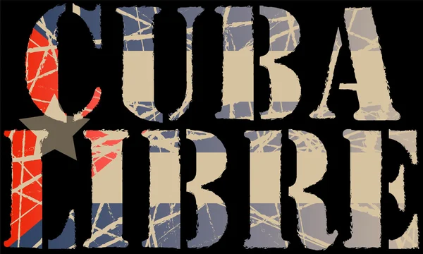 Cuba Gratuit — Image vectorielle