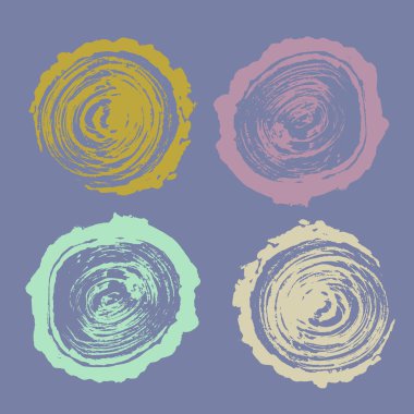 Ağaç halkaları, ağaç gövdeleri kesim kabuk içinde