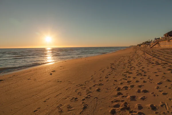 Csendes Óceán Partján Trópusi Homokos Strand Maui Hawaii Napkeltekor — Stock Fotó