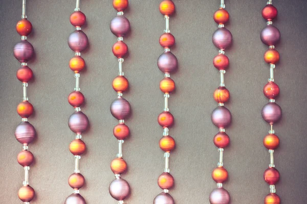 Christmas decorative beads — Stock Photo, Image
