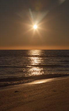 sandy beach ile okyanus