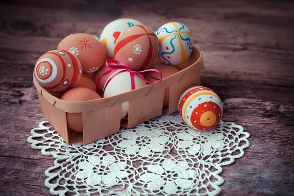 Colorful Easter eggs — Stock Photo, Image