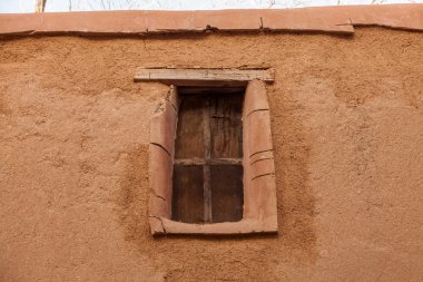 Güneybatı Amerikan Santa Fe tarihi Adobe bina şehir Railyard sıva 