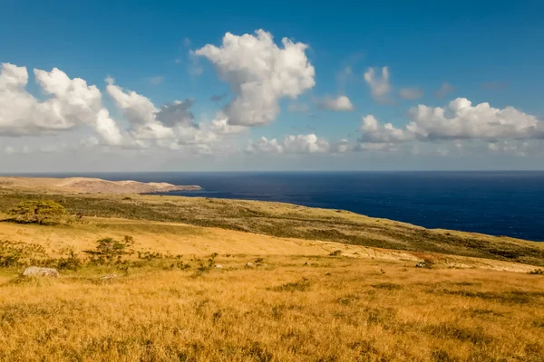 Oceano bonito e montanhas — Fotografia de Stock