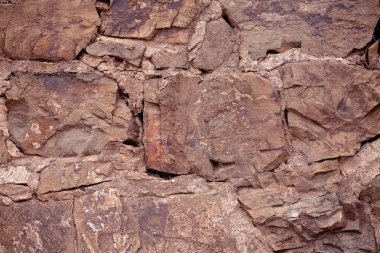 Yüzey çatlaklar ile kaya