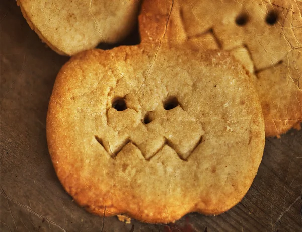 Halloween domowe piernika cookie — Zdjęcie stockowe