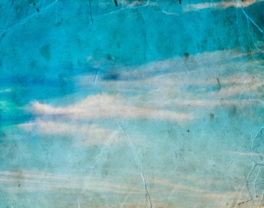 mavi gökyüzünde bulut