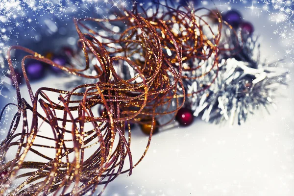 Weihnachtsdekoration Hintergrund — Stockfoto
