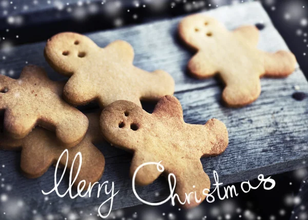 Christmas gingerbread cookies — Stock Photo, Image