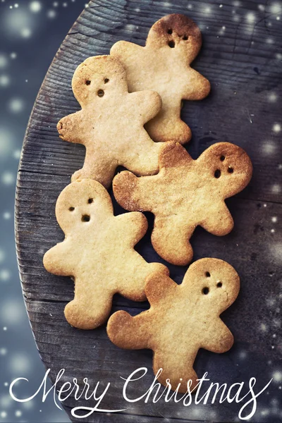 Biscuits au pain d'épice de Noël — Photo