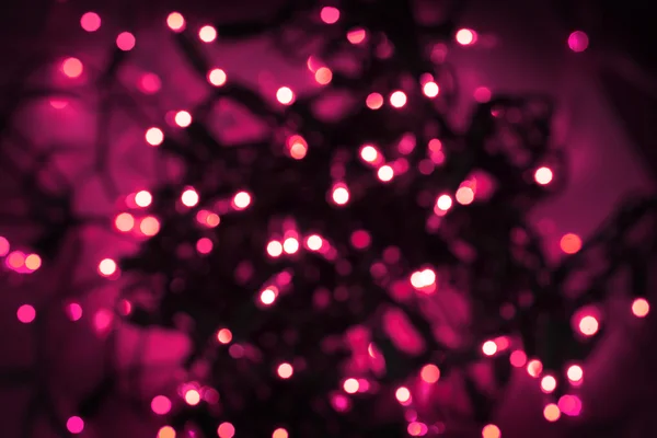 クリスマスライトの背景 — ストック写真