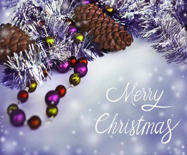 Merry christmas decoration background — Stock Photo, Image