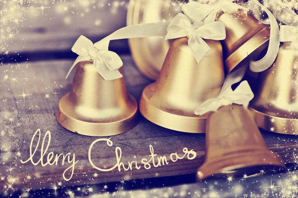 Merry Christmas bells — Stock Photo, Image