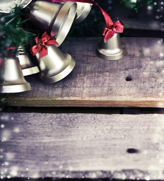 Wesoły Boże Narodzenie Dzwonki — Zdjęcie stockowe